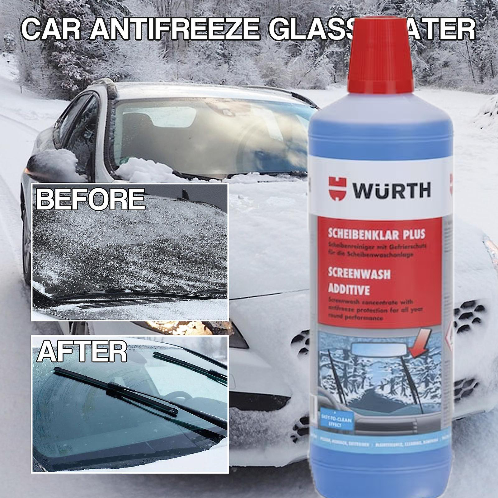 محلول شیشه شوی خودرو وورث مدل ضد یخ 0892332838 حجم 500 میلی لیتر