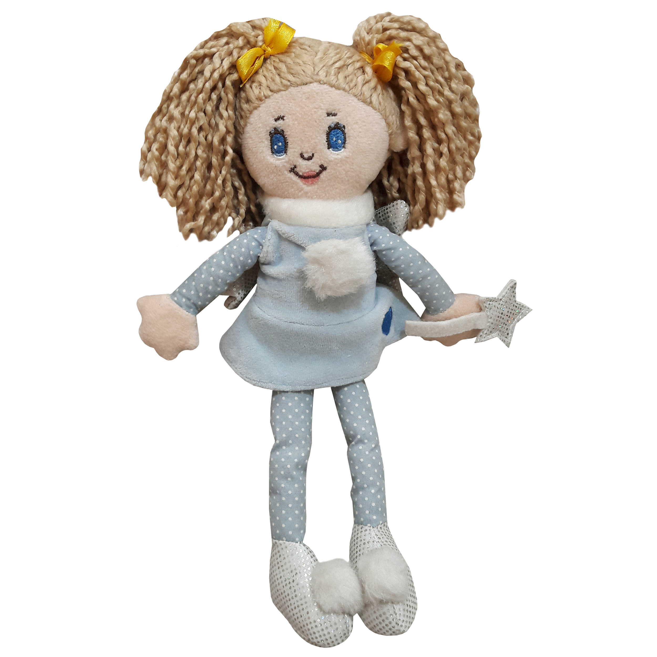 عروسک کیل تویز طرح دختر مدل Rag Doll کد 675 ارتفاع 26 سانتی متر