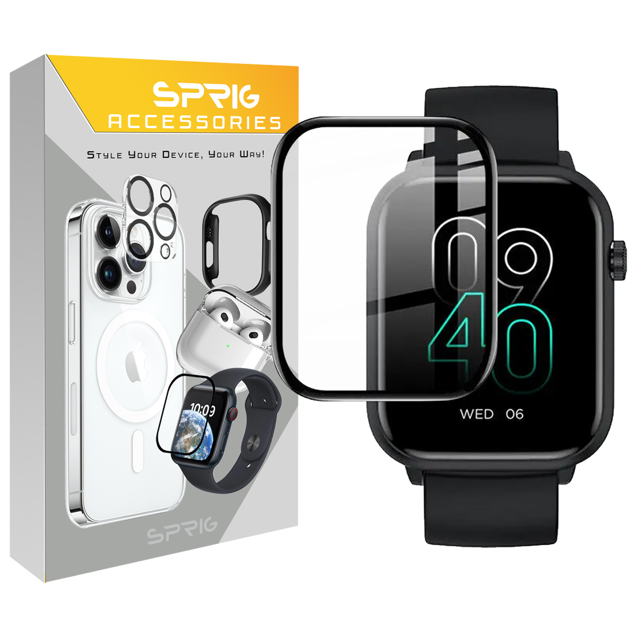 محافظ صفحه نمایش نانو اسپریگ مدل Pmma-SPG مناسب برای ساعت هوشمند ایمیکی ST1