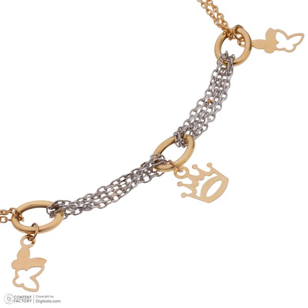 دستبند طلا 18 عیار زنانه مایا ماهک مدل MB1683