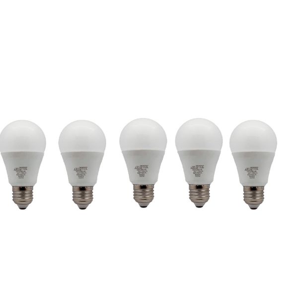لامپ کم مصرف 15 وات آریوتک مدل ka015 پایه E27 مجموعه 5 عددی