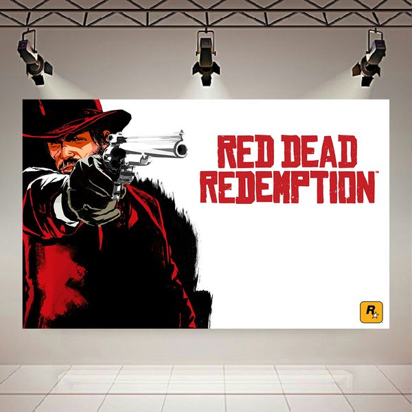  تابلو بوم Red Dead طرح گیم مدل Redemption کد AR32173