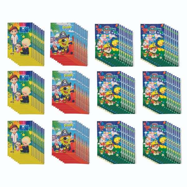 دفتر نقاشی 50 برگ طرح کودک بسته 100 عددی