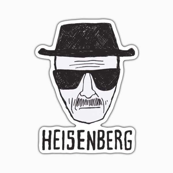 استیکر لپ تاپ و موبایل بووم طرح سریال Breaking Bad مدل Heisenberg کد WR7