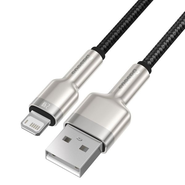 کابل تبدیل USB به لایتنینگ باسئوس مدل CALJK-B QUALITY ZINC ALLOY طول 2 متر