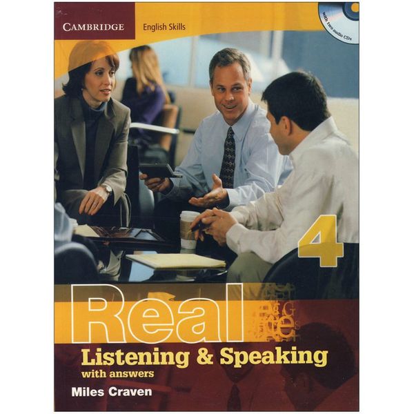 کتاب Real Listening &amp; Speaking 4 اثر Sally Logan and Craig Thaine انتشارات Cambridge