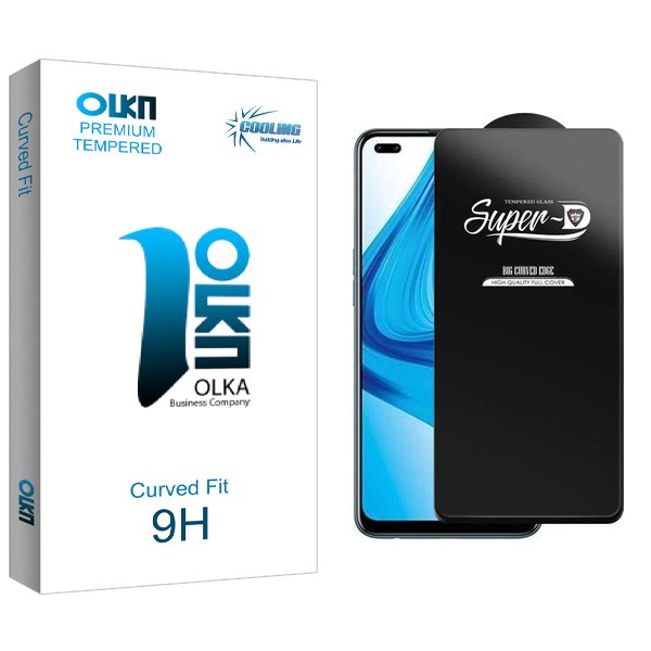 محافظ صفحه نمایش کولینگ مدل Olka SuperD مناسب برای گوشی موبایل اوپو F17 Pro