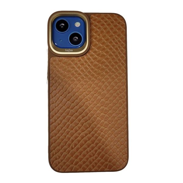کاور کجسا مدل genuine leather مناسب برای گوشی موبایل اپل iphone 13 / 14
