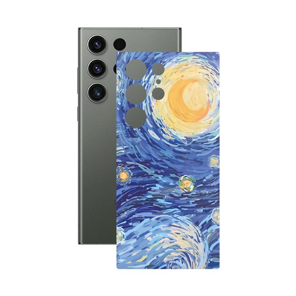 برچسب پوششی راک اسپیس مدل Starry Night مناسب برای گوشی موبایل سامسونگ Galaxy S23 Ultra 