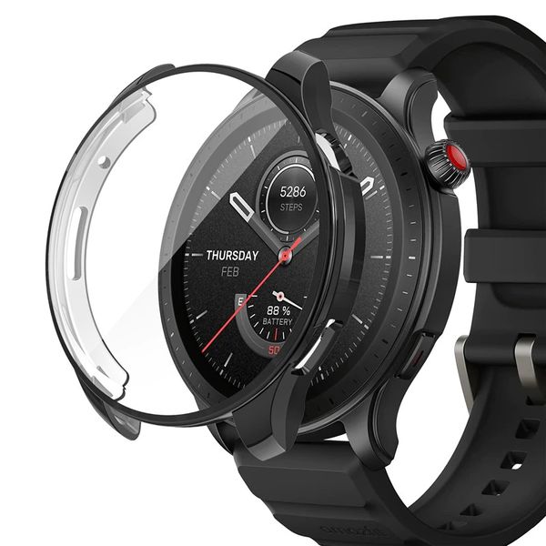کاور بادیگارد مدل GB مناسب برای ساعت هوشمند امیزفیت GTR 4 به همراه محافظ صفحه نمایش