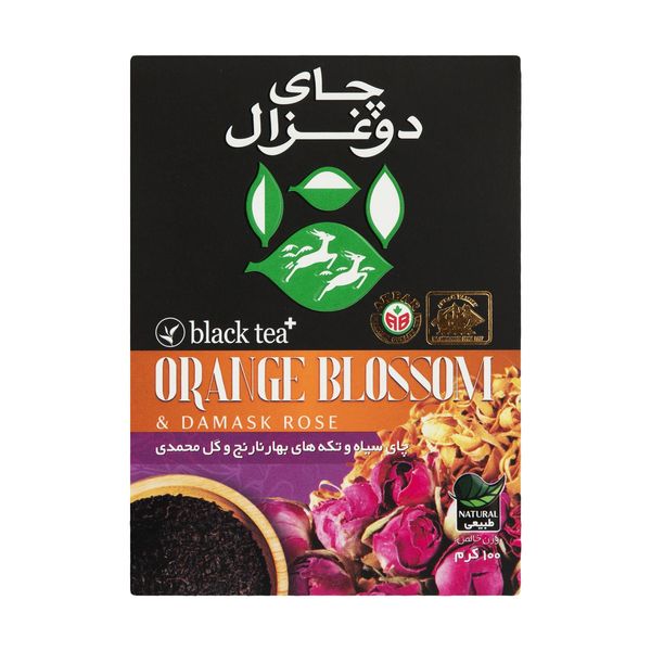 چای بهارنارنج و گل محمدی دوغزال - 100 گرم