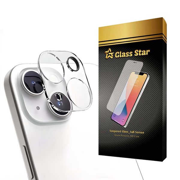 محافظ لنز دوربین گلس استار مدل 3DLNZSLGS مناسب برای گوشی موبایل اپل iPhone 13 / iPhone 13 mini