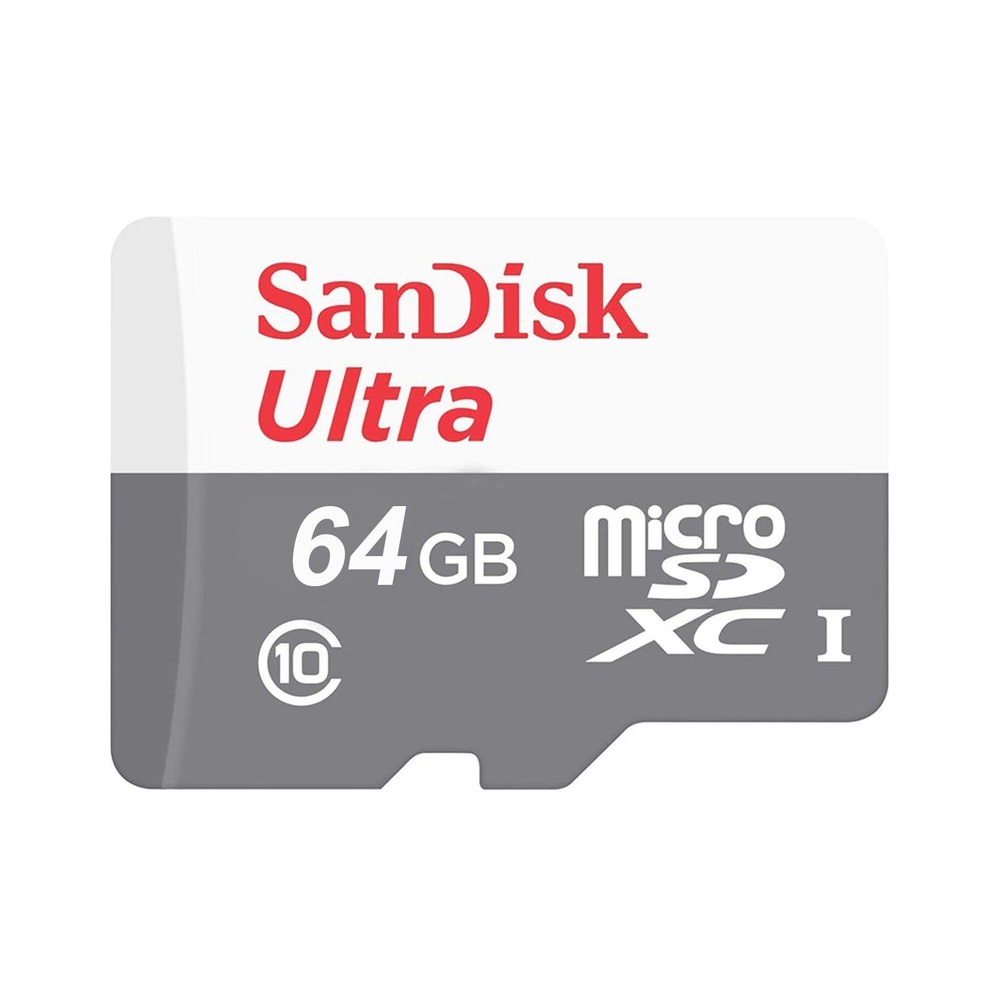 کارت حافظه microSDXC سن دیسک مدل Ultra کلاس 10 استاندارد UHS-I U1 سرعت 100MBps ظرفیت 62 گیگابایت