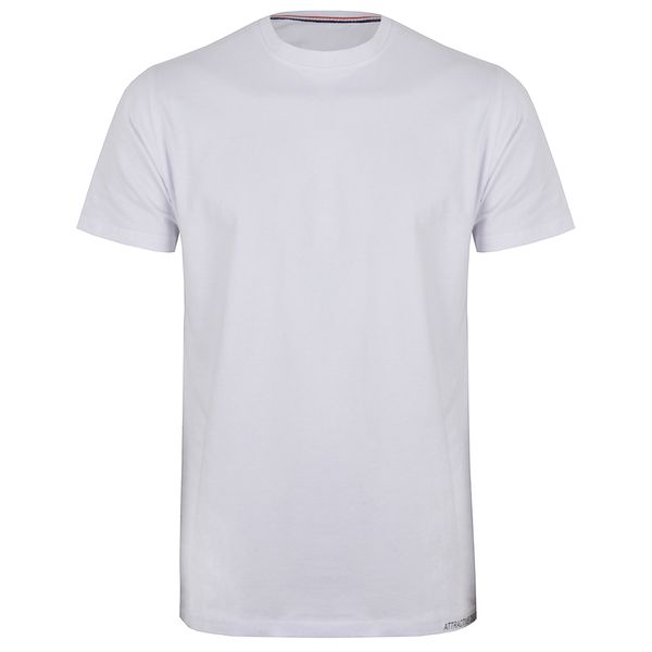 تی شرت آستین کوتاه مردانه کانتکس مدل نخ پنبه کد 249010501 رنگ سفید