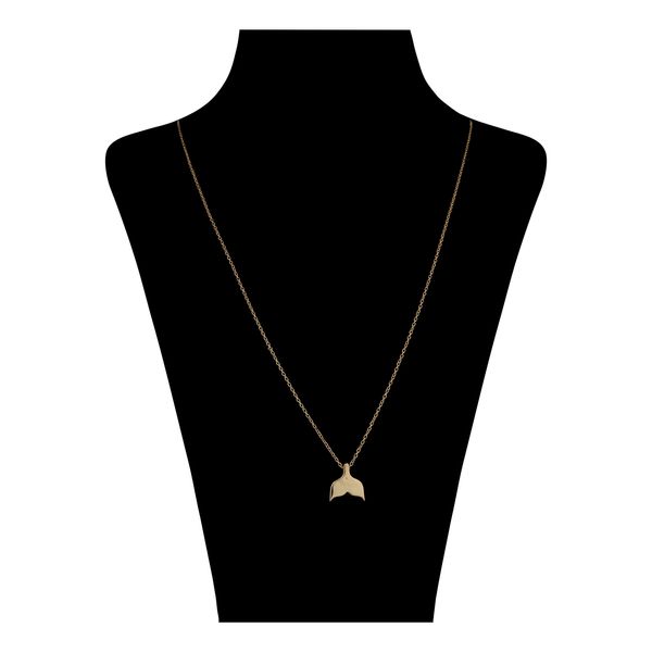 گردنبند طلا 18 عیار زنانه مایا ماهک مدل MM1832 طرح دم وال