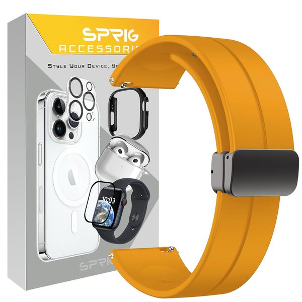 بند اسپریگ مدل SIC Magnet TW مناسب برای ساعت هوشمند سامسونگ Galaxy watch 3 41mm / Galaxy watch 42mm / Gear Sport / S2 Classic