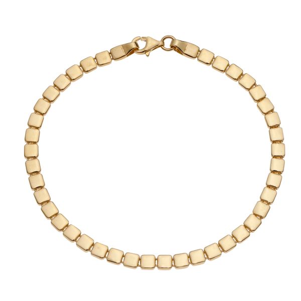 دستبند طلا 18 عیار زنانه روبی آرت گالری مدل 768