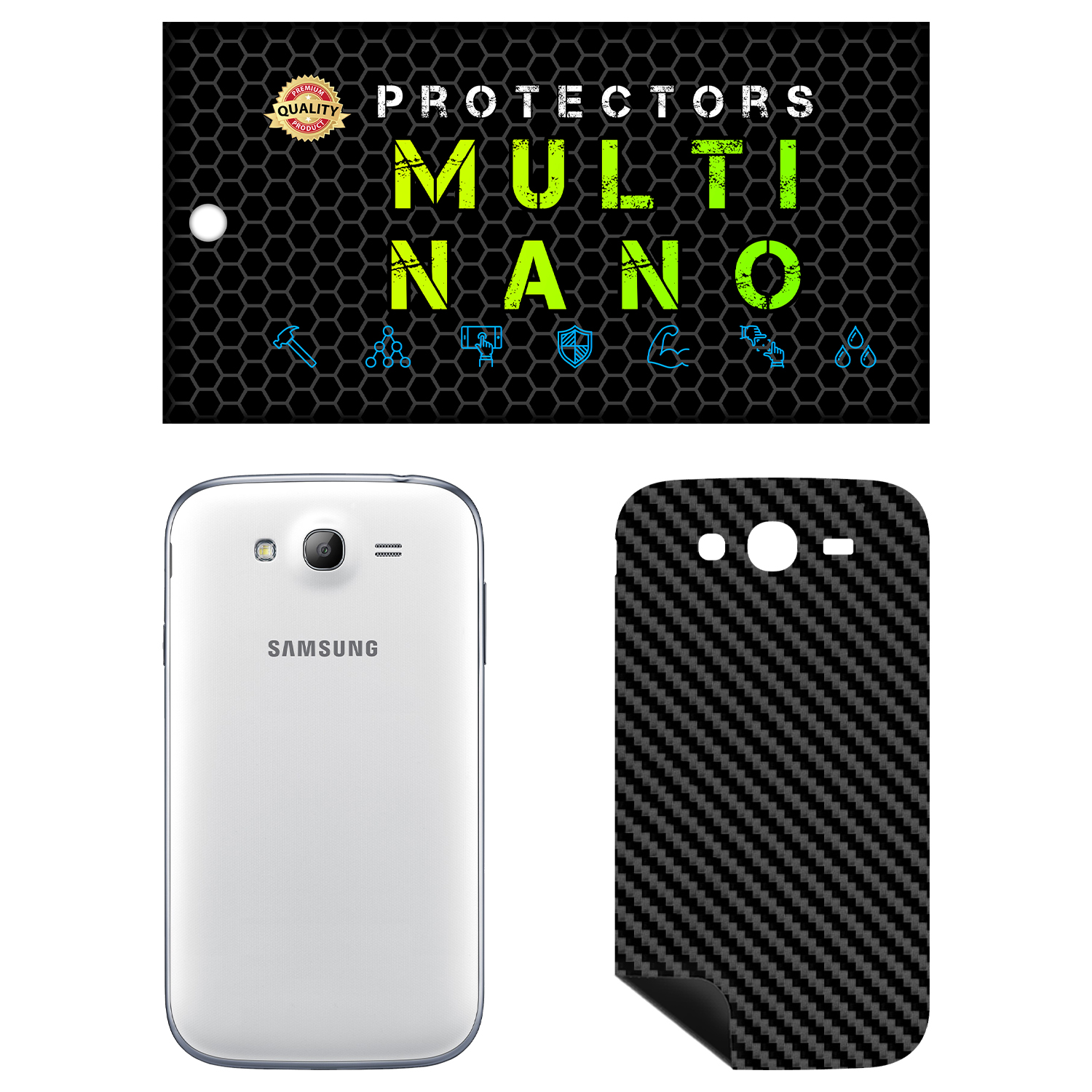 برچسب پوششی مولتی نانو مدل X-F1C مناسب برای گوشی موبایل سامسونگ Galaxy Grand