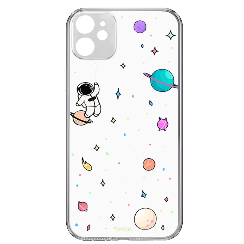 کاور طرح Spaceman مناسب برای گوشی موبایل اپل iPhone 12 