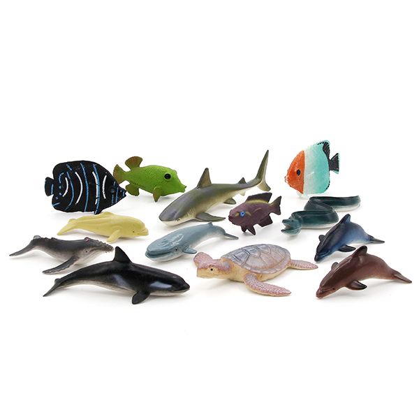 فیگور حیوانات انیمال پلنت مدل 1 Ocean Animal کد D6305 مجموعه 13 عددی