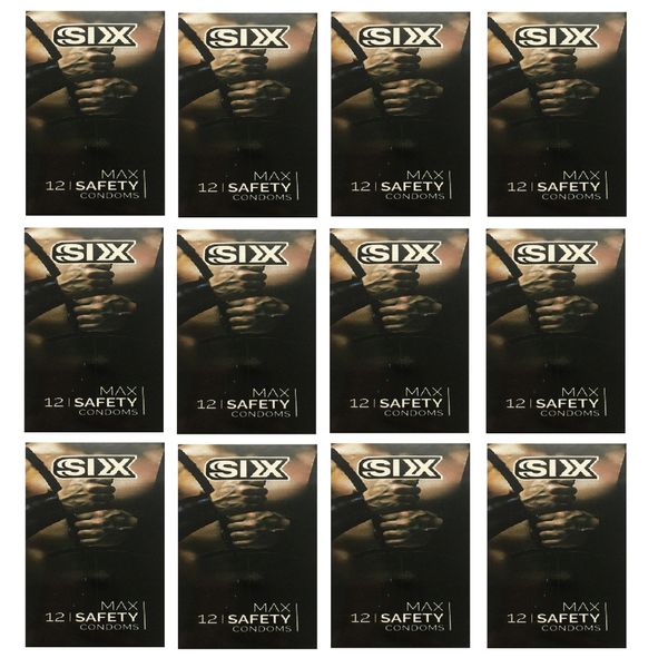 کاندوم سیکس مدل Max Safety مجموعه 12 عددی