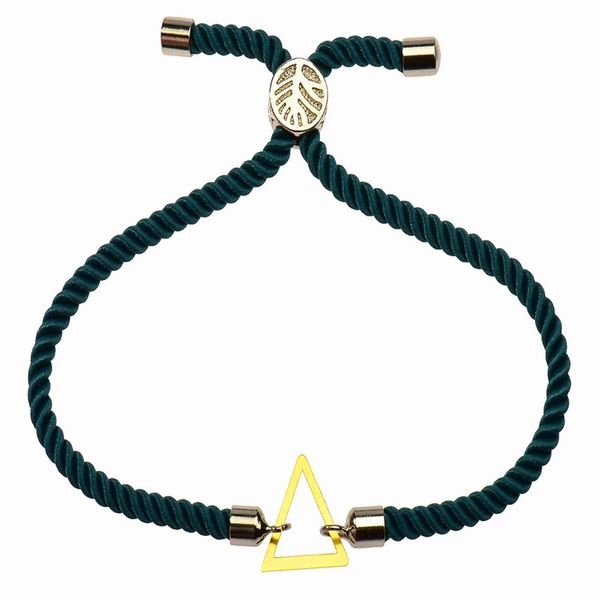 دستبند طلا 18 عیار زنانه مدل مثلث 665