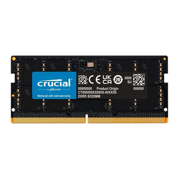 رم لپ تاپ DDR5 تک کاناله 4800 مگاهرتز CL40 کروشیال مدل CT16 ظرفیت 32 گیگابایت