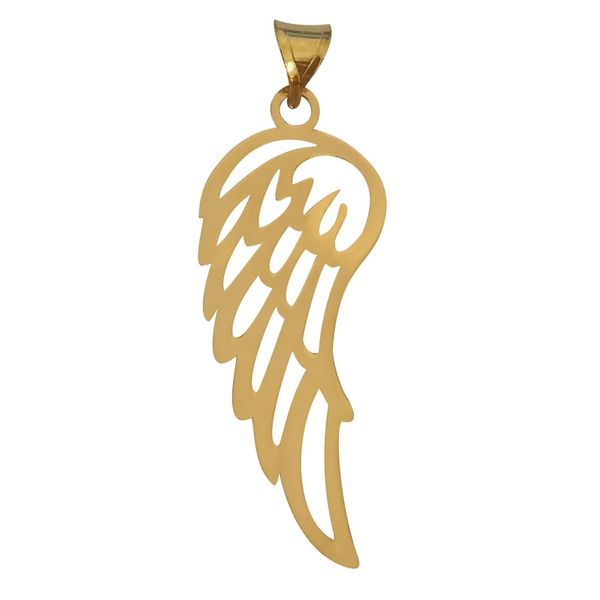آویز گردنبند طلا 18 عیار زنانه مدل بال پرنده کد S2101