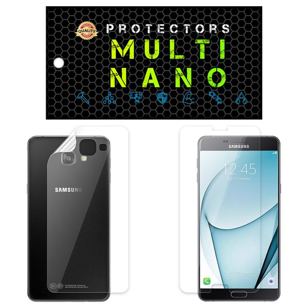 محافظ صفحه نمایش مولتی نانو مدل X-SFT مناسب برای گوشی موبایل سامسونگ Galaxy A9 Pro 2016 به همراه محافظ پشت گوشی