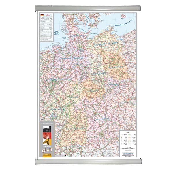 نقشه گیتاشناسی مدل راهای کشور آلمان کد L406