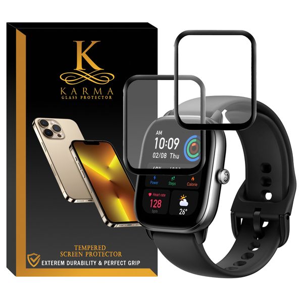 محافظ صفحه نمایش کارما مدل KA-PM مناسب برای ساعت هوشمند امیزفیت GTS 4 بسته دو عددی