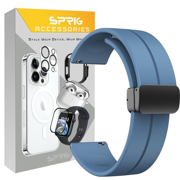 بند اسپریگ مدل SIC Magnet مناسب برای ساعت هوشمند سامسونگ Galaxy Watch 4 40mm /44mm /Classic 46mm / Watch 5 40mm / 44mm / Pro 45mm / Watch 6 40mm / 44mm / Classic 43mm / Classic 47mm