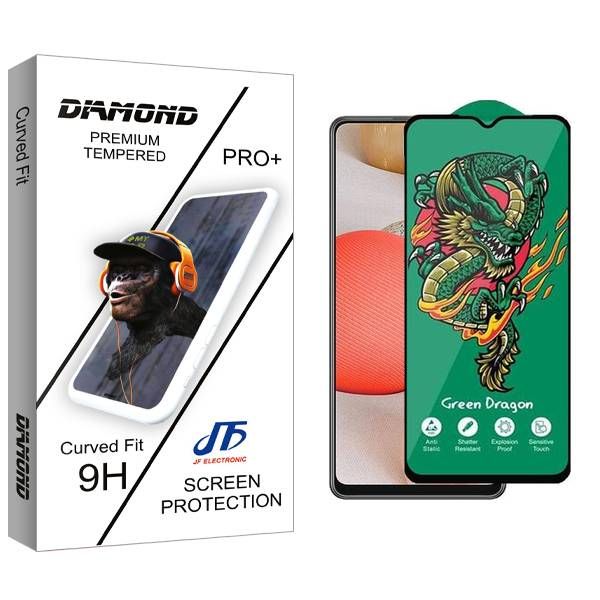 محافظ صفحه نمایش جی اف مدل Diamond Green_Dragon مناسب برای گوشی موبایل سامسونگ Galaxy A24
