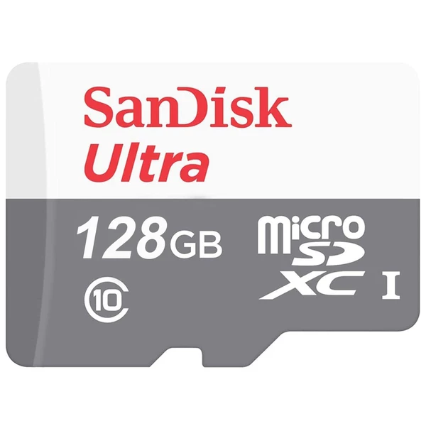  کارت حافظه microSDXC سن دیسک مدل Ultra کلاس 10 استاندارد UHS-I U1 سرعت 100MBps ظرفیت 128 گیگابایت