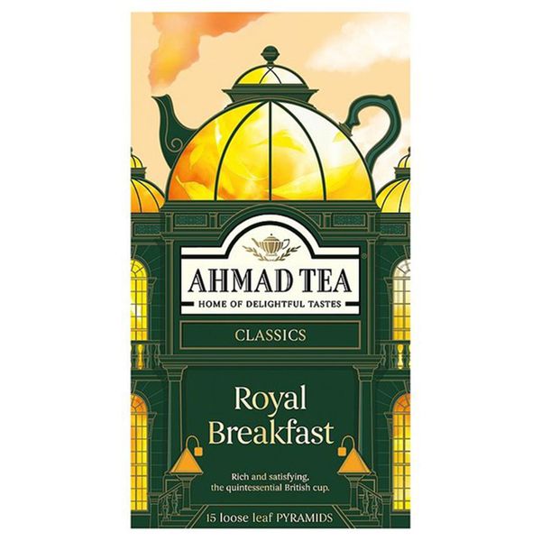 چای کلاسیک کیسه ای Royal Breakfast احمد بسته 15 عددی