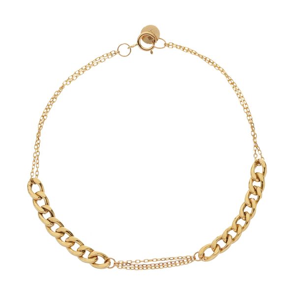 دستبند طلا 18 عیار زنانه ناتروسا مدل NG2763