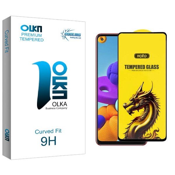 محافظ صفحه نمایش کولینگ مدل Olka Y-Horo مناسب برای گوشی موبایل سامسونگ Galaxy A21s