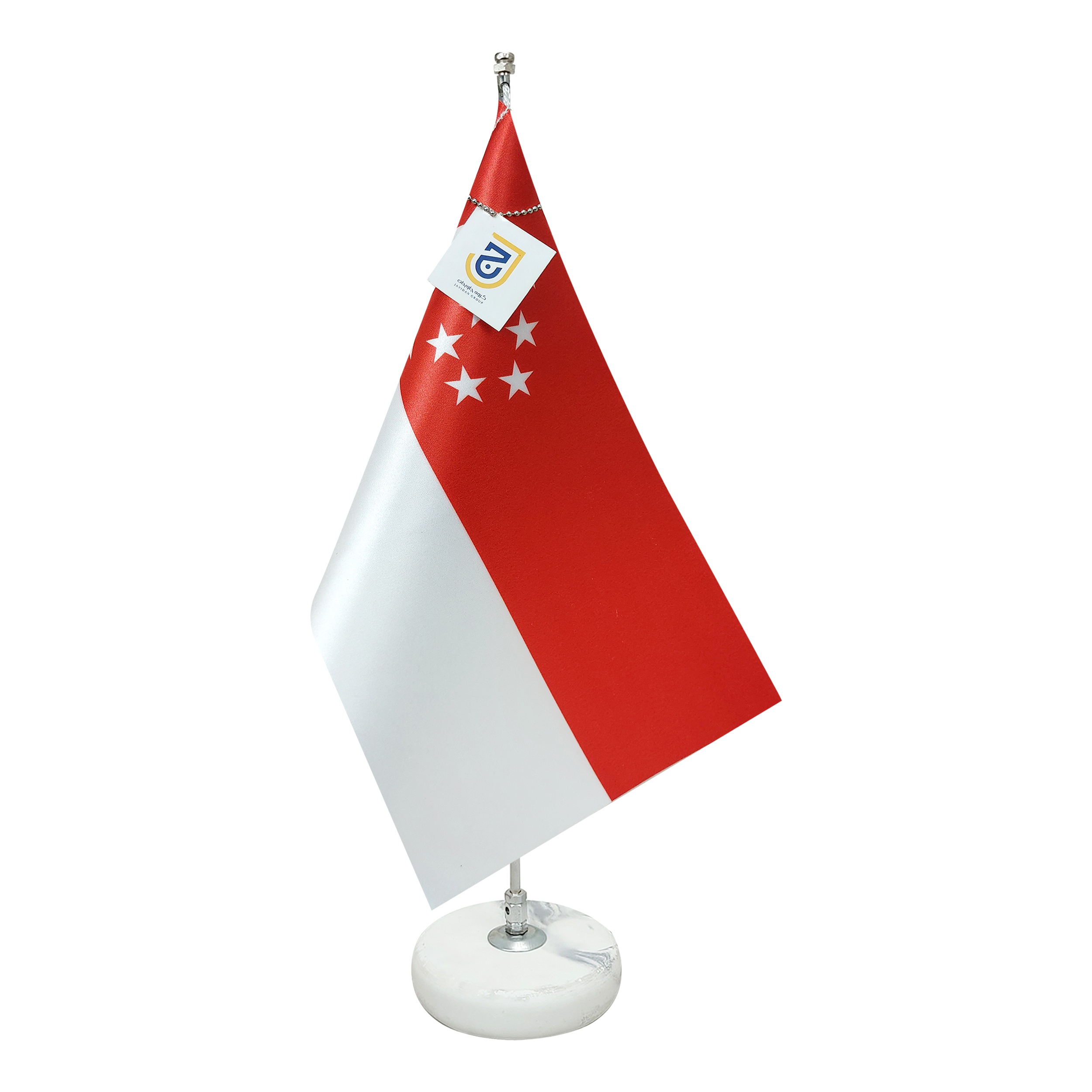 پرچم رومیزی جاویدان تندیس پرگاس مدل سنگاپور کد 2