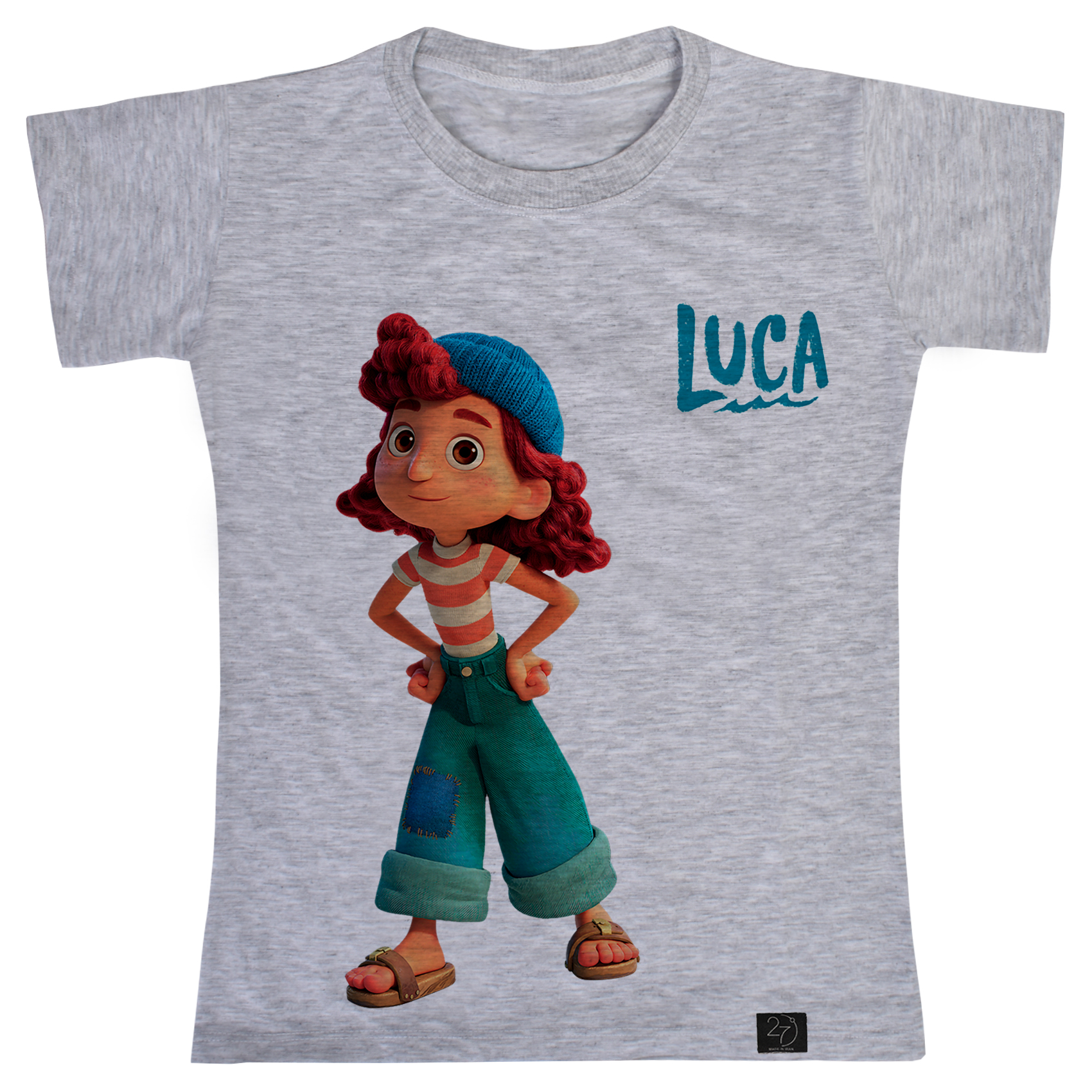 تی شرت آستین کوتاه دخترانه 27 مدل لوکا کد V182