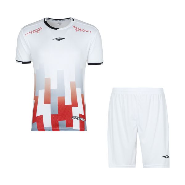 ست تی شرت آستین کوتاه و شلوارک ورزشی مردانه استارت مدل F0102