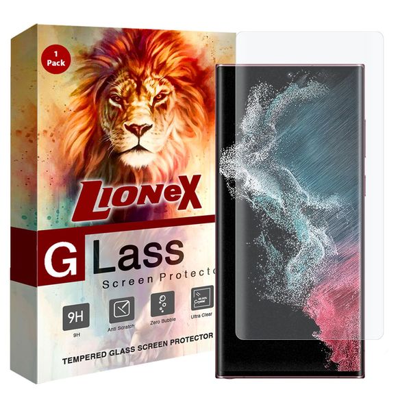 محافظ صفحه نمایش یووی لایت لایونکس مدل LSP مناسب برای گوشی موبایل سامسونگ Galaxy S22 Ultra 5G