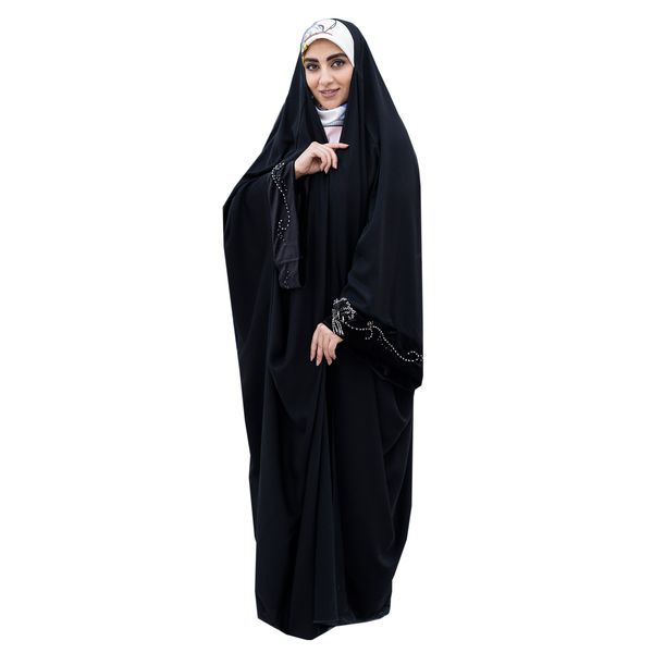 چادر عبایی مدل شیپوری منجوق بافت