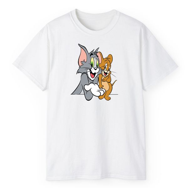 تی شرت آستین کوتاه مردانه مدل موش و گربه کد 115