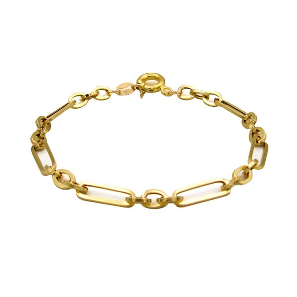 دستبند طلا 18 عیار زنانه کاپانی مدل دیپلمات کد kb024