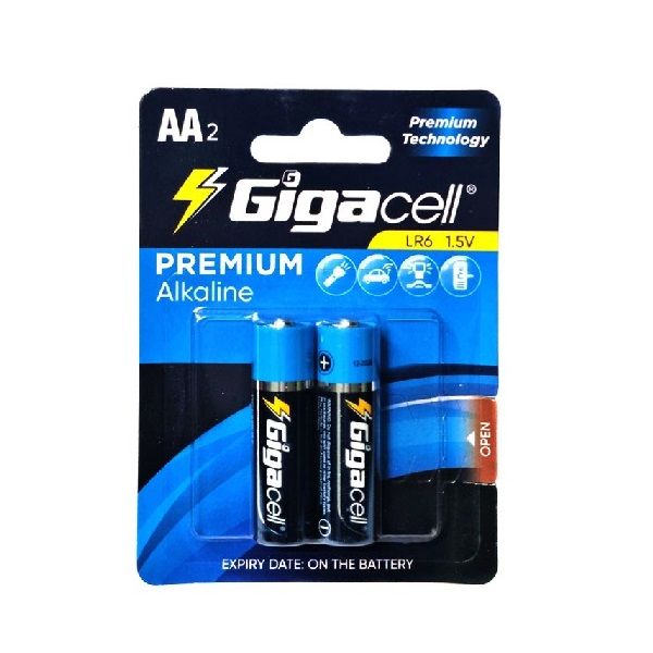 باتری قلمی گیگاسل مدل Premium Alkaline بسته 2 عددی