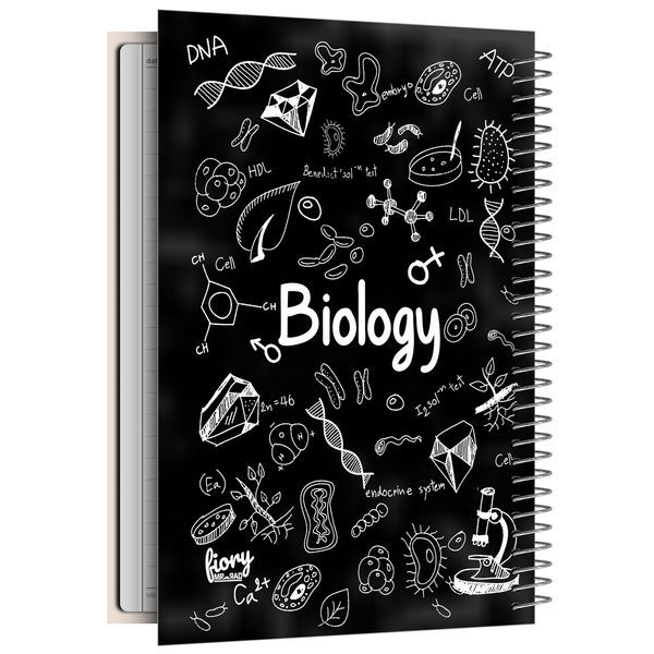 دفتر مشق 100 برگ مستر راد طرح زیست شناسی مدل بیولوژی کد biology 2165