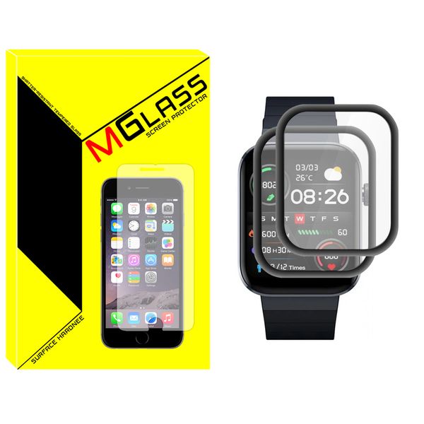 محافظ صفحه نمایش نانو ام‌گلس مدل Pmma-MG مناسب برای ساعت هوشمند میبرو T1 بسته دو عددی