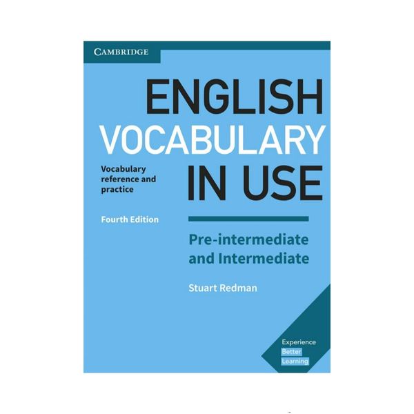کتاب English vocabulary in use Preintermediate and intermediate اثر Stuart Redman and Lynda Edwards انتشارات کمبریج 
