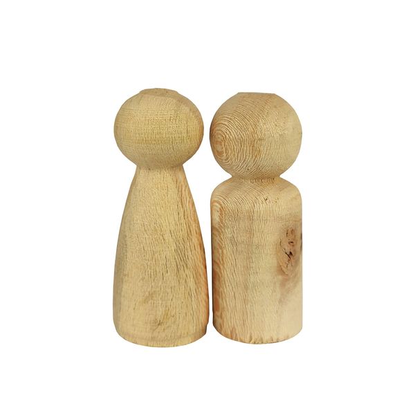 اسباب بازی مدل آدمک چوبی مجموعه 2 عددی