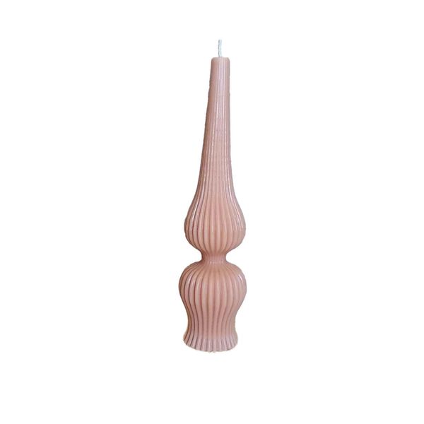 شمع دست ساز مدل استوانه گلابدان